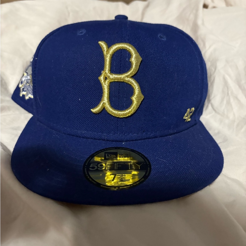 New Era Blue and Gold Fitted Hat